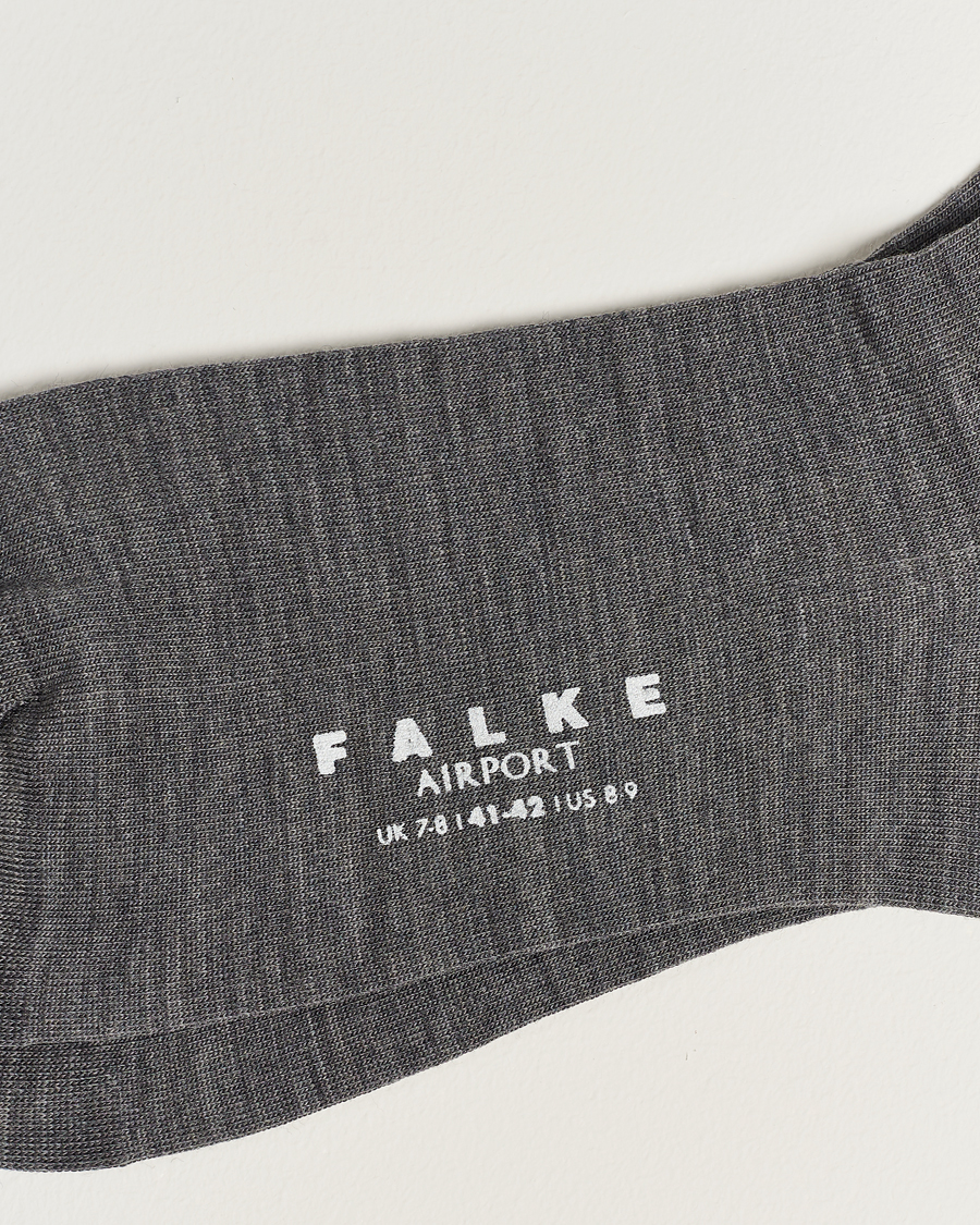 Herre |  |  | Falke Airport Socks Grey Melange