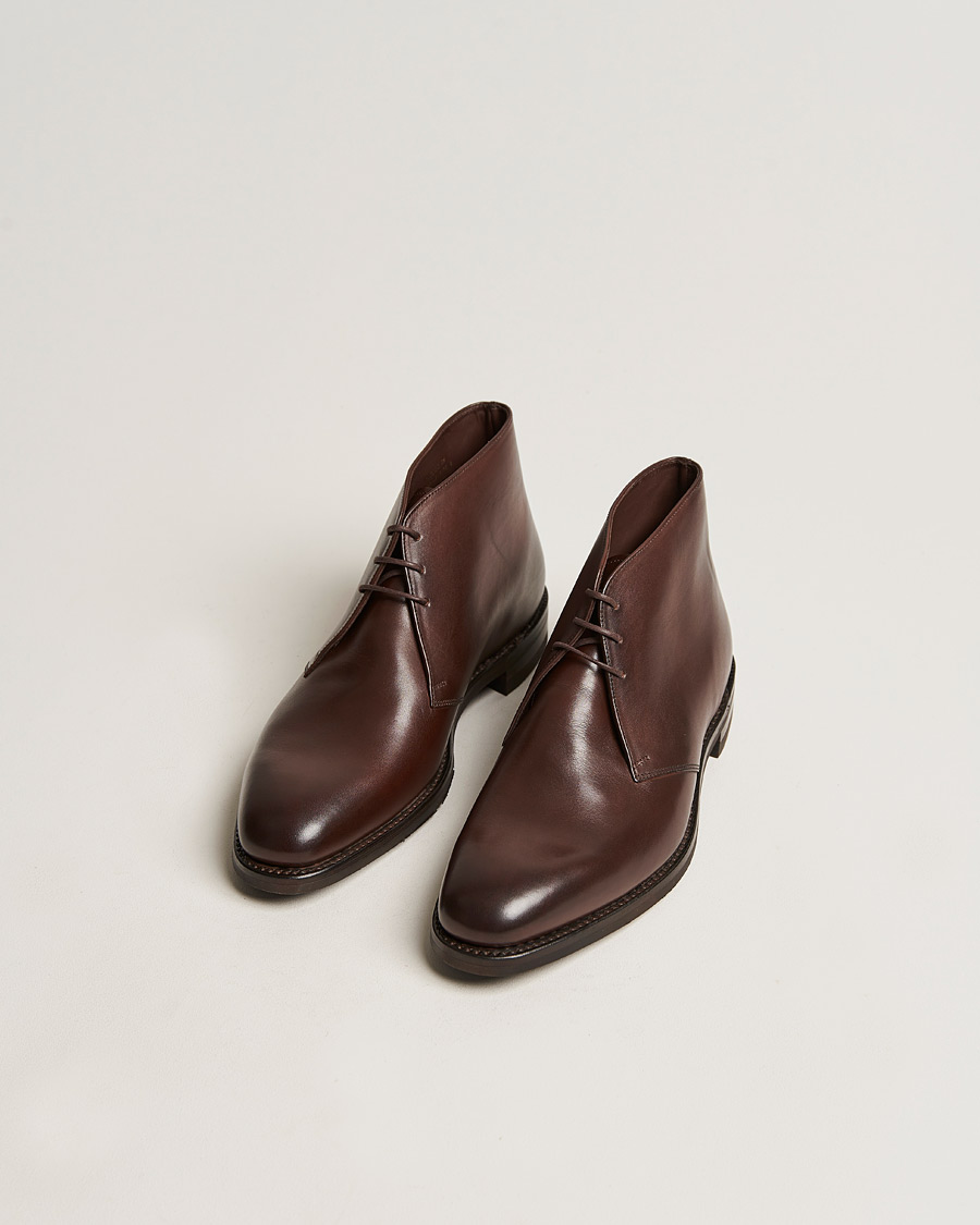 Herre | Håndlavede sko | Loake 1880 | Pimlico Chukka Boot Dark Brown Calf