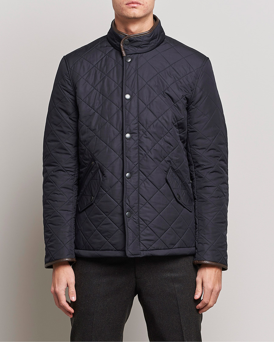 Herre | Barbour Lifestyle | Barbour Lifestyle | Powell Quilted Jacket Navy