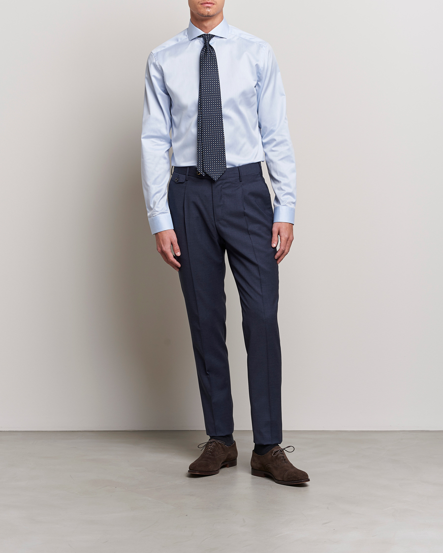 Herre | Tøj | Eton | Super Slim Fit Shirt Blue