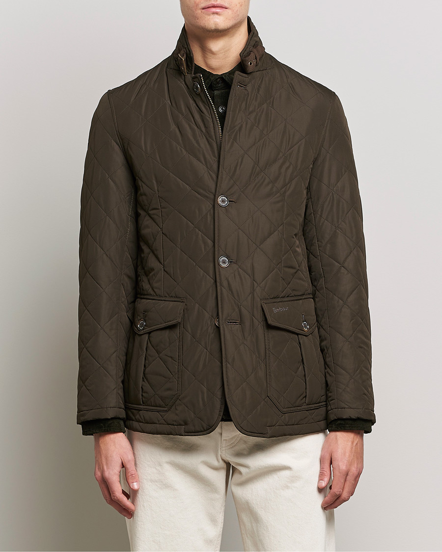 Herre | Best of British | Barbour Lifestyle | Quilted Lutz Jacket  Olive