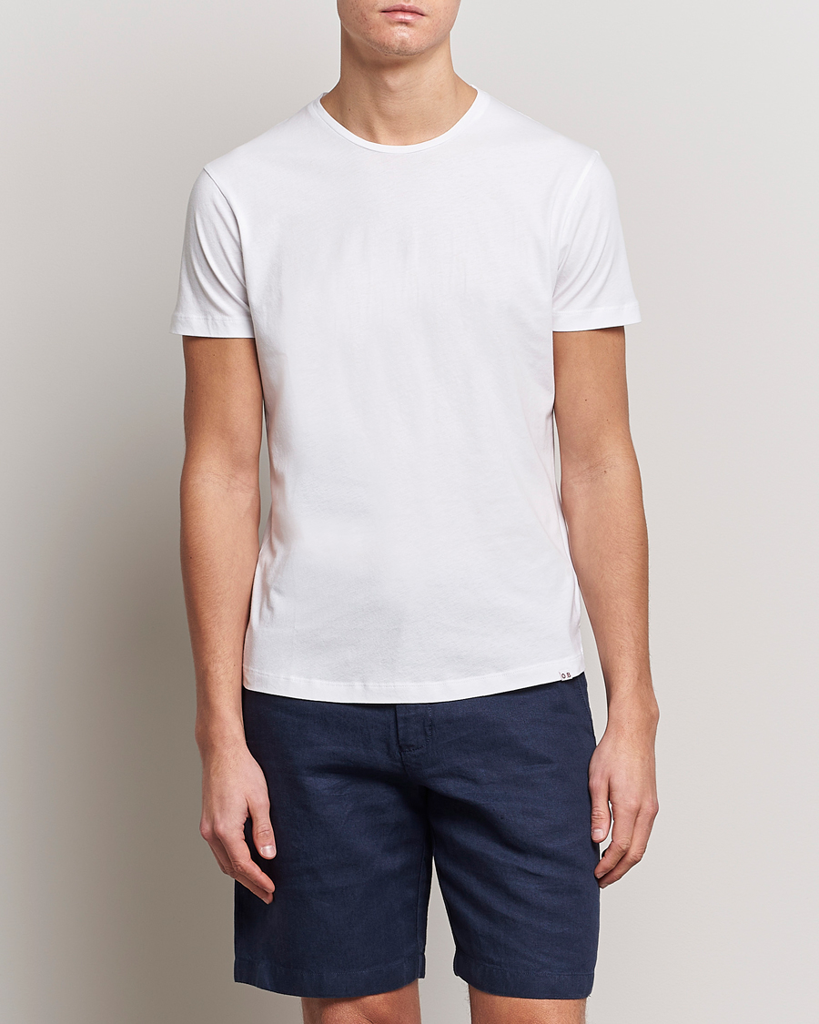 Herre | Hvide t-shirts | Orlebar Brown | OB Crew Neck Tee White