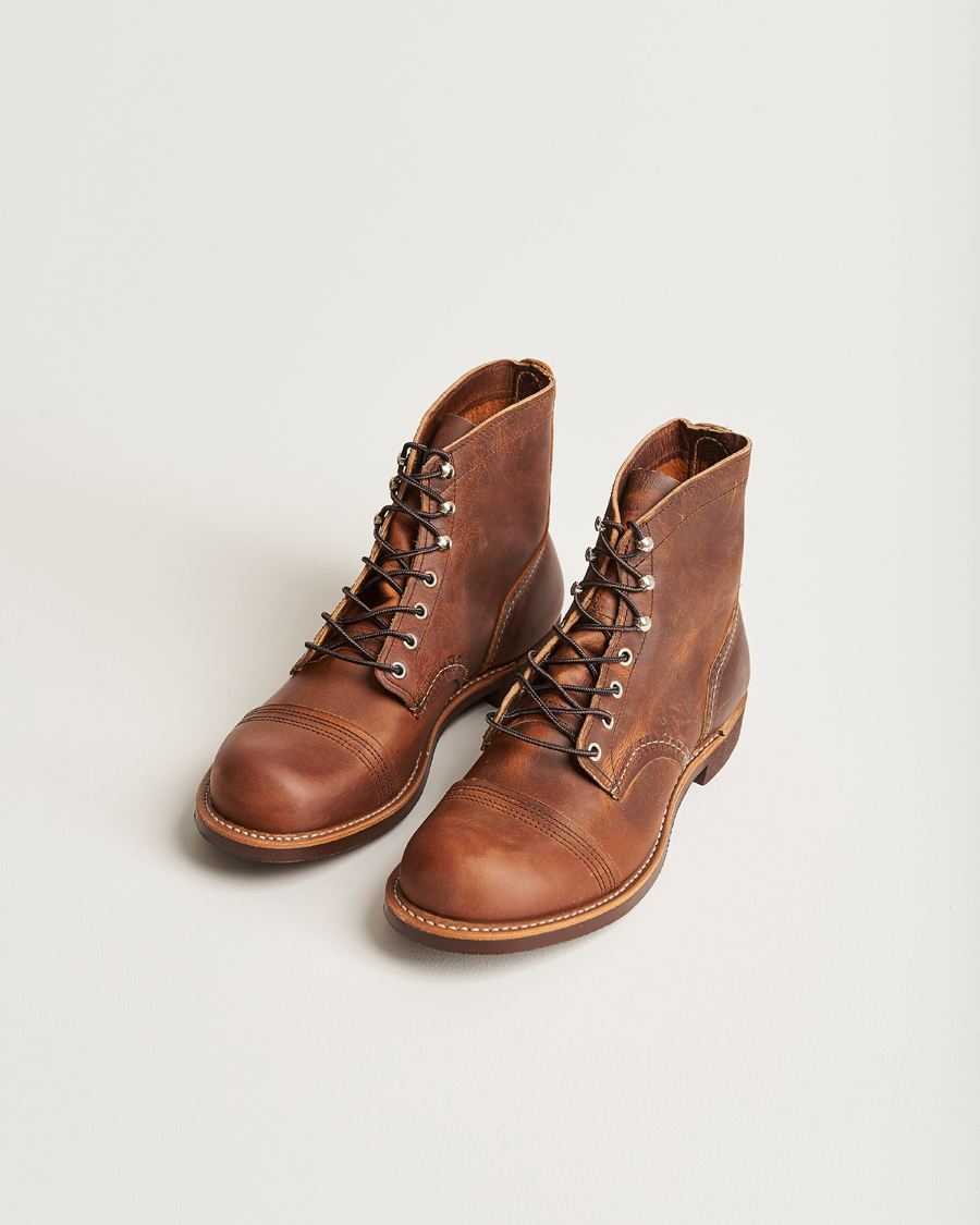 Herre | Håndlavede sko | Red Wing Shoes | Iron Ranger Boot Copper Rough/Tough Leather