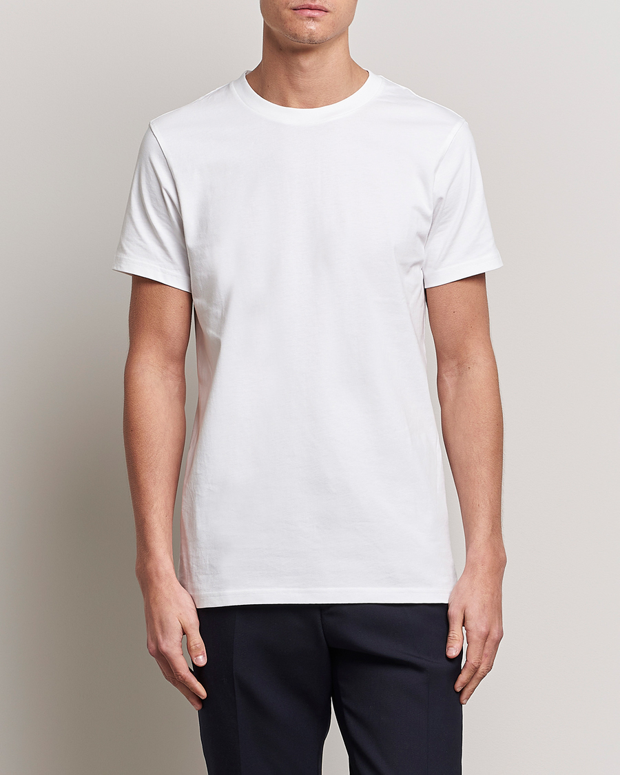Herre | Hvide t-shirts | Bread & Boxers | Crew Neck Regular T-Shirt White