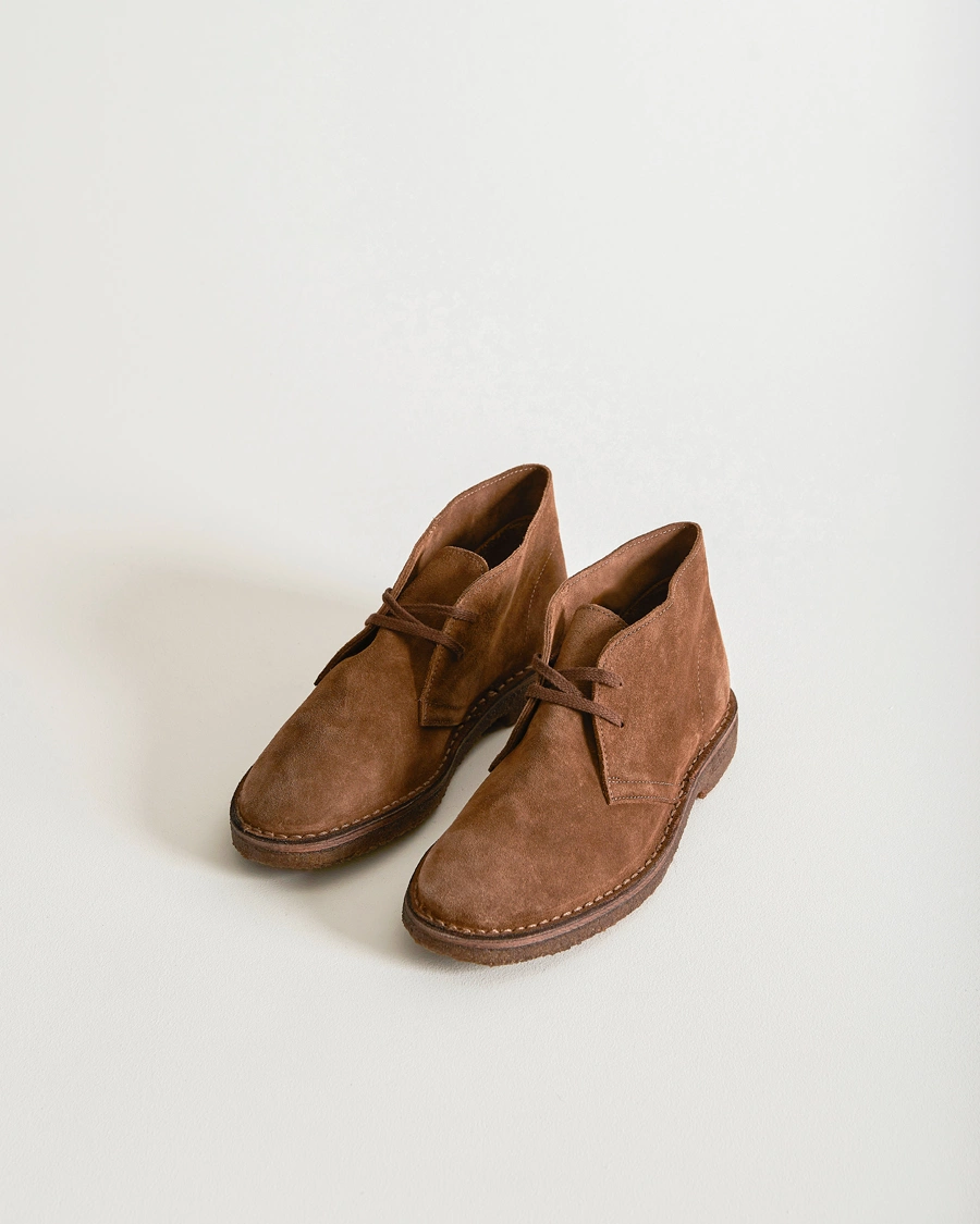 Herre | Chukka boots | Drake's | Clifford Suede Desert Boots Light Brown