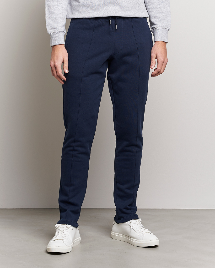 Herre | Tøj | Stenströms | Cotton Jersey Pants Navy