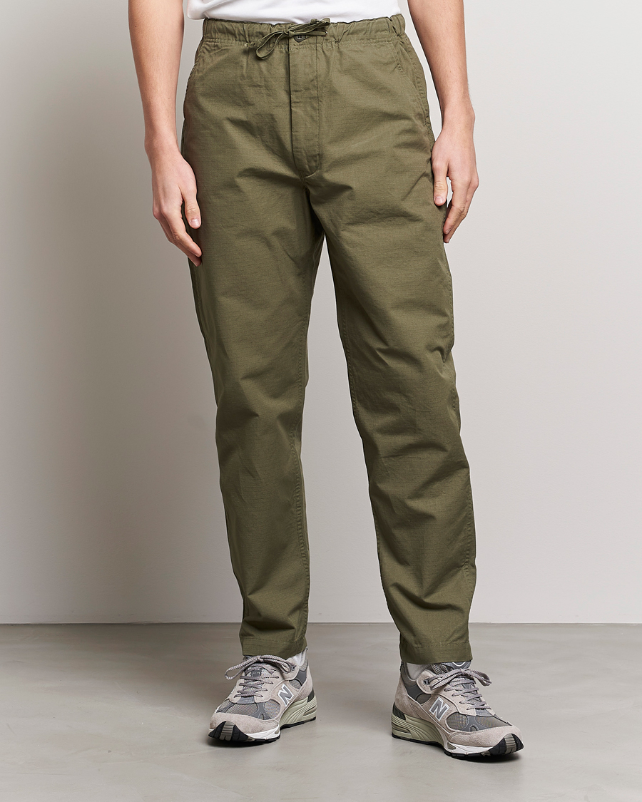 Herre | orSlow | orSlow | New Yorker Pants Army Green