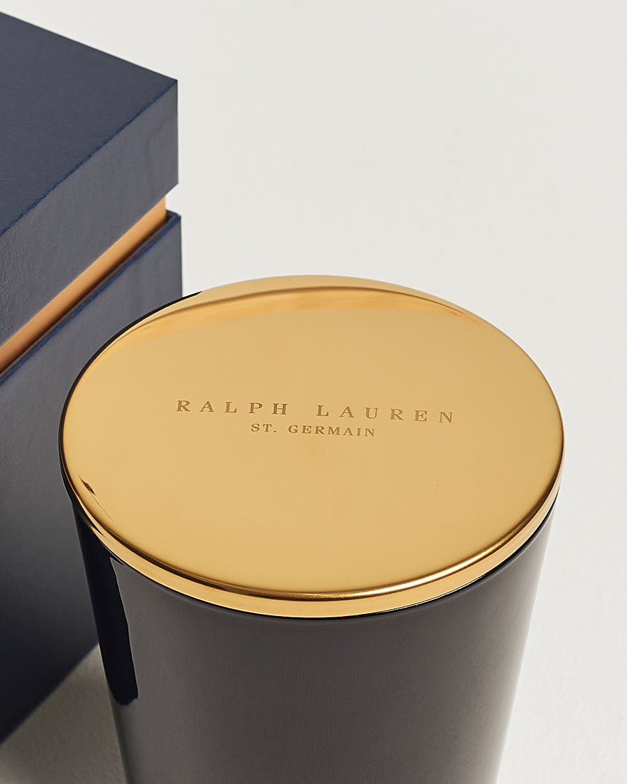Herre | Ralph Lauren Home | Ralph Lauren Home | St Germain Single Wick Candle Navy/Gold
