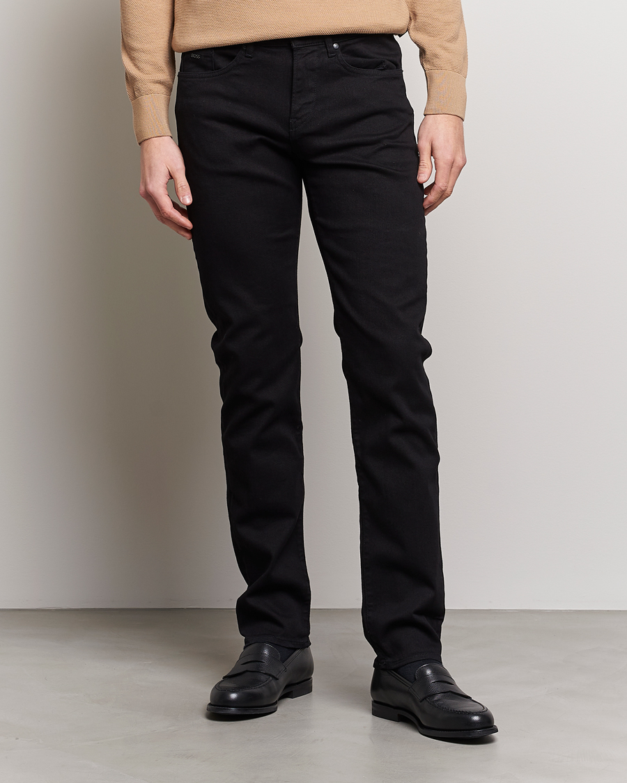 Herre | Sorte jeans | BOSS BLACK | Delaware Jeans Black