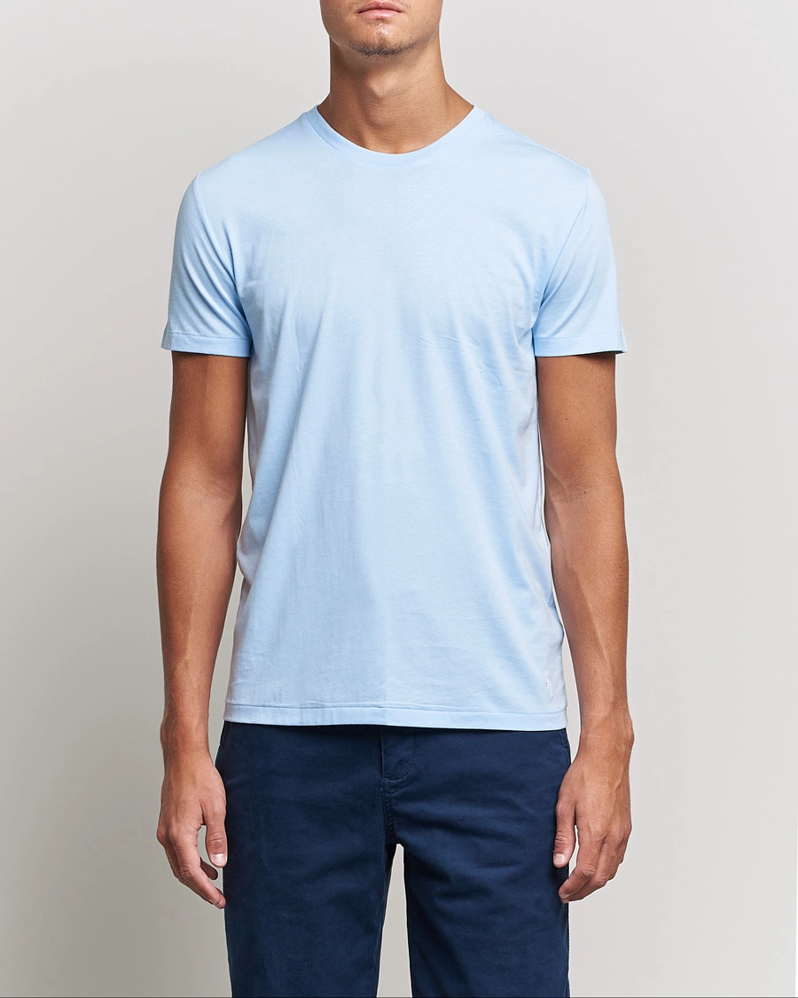 Herre | Flerpak | Polo Ralph Lauren | 3-Pack Crew Neck T-Shirt Navy/Light Navy/Elite Blue