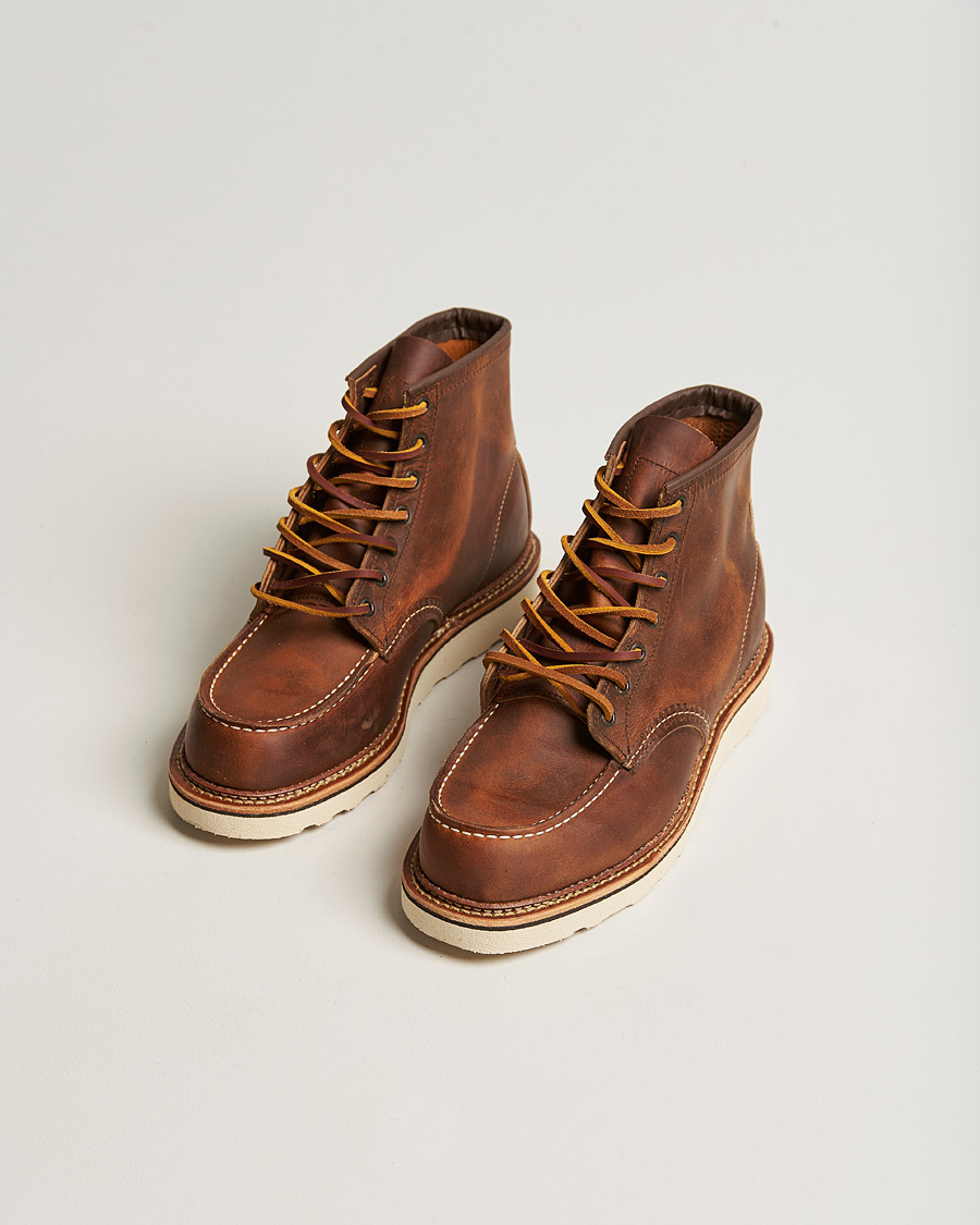 Herre | Håndlavede sko | Red Wing Shoes | Moc Toe Boot Copper Rough/Tough Leather