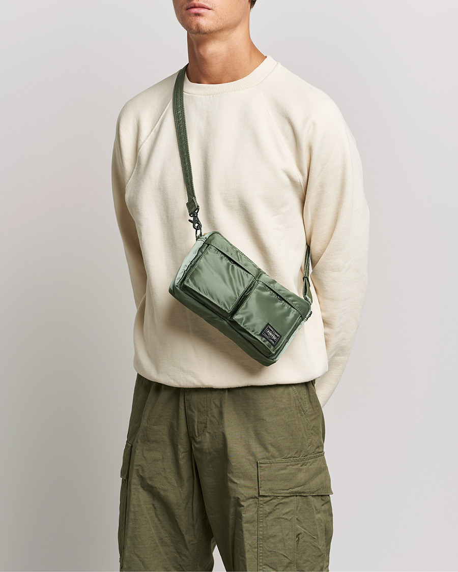 Herre | Tilbehør | Porter-Yoshida & Co. | Tanker Small Shoulder Bag Sage Green