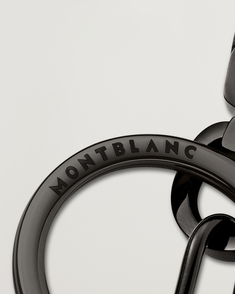 Herre | Nøgleringe | Montblanc | Meisterstück Spinning Emblem Key Fob Black
