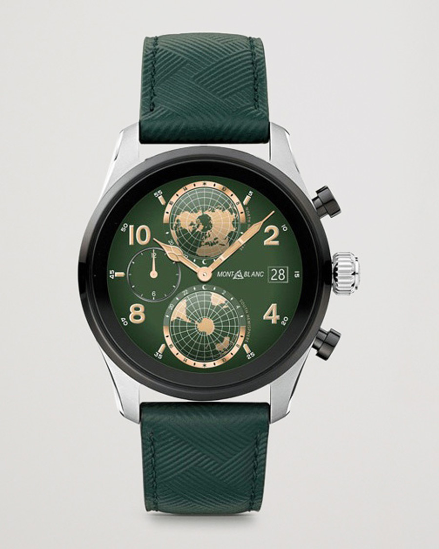 Herre | Gummirem | Montblanc | Summit 3 Smartwatch Bicolor Titanium