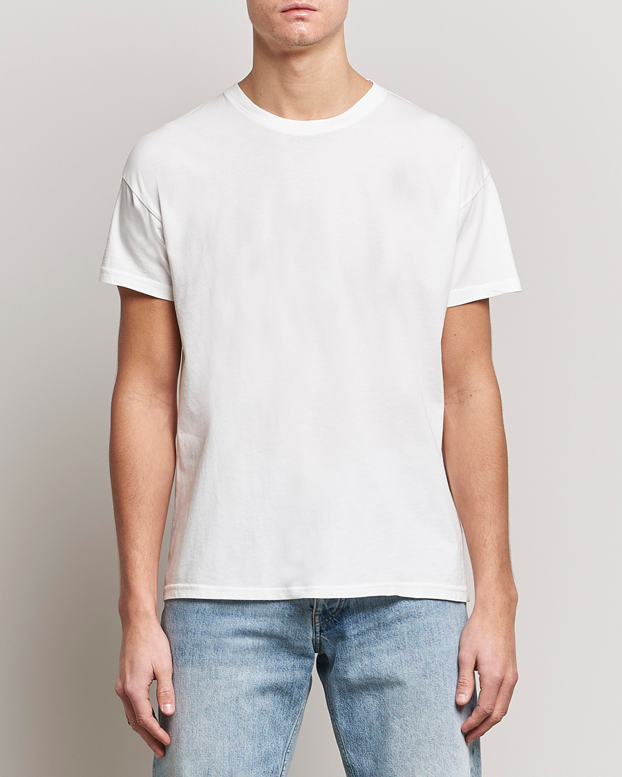 Herre | Hvide t-shirts | Jeanerica | Marcel Crew Neck T-Shirt White
