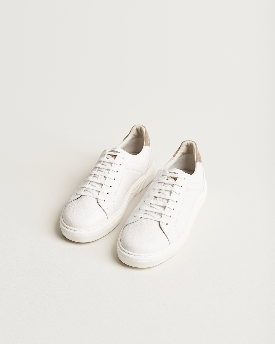 Herre |  | Brunello Cucinelli | Classic Sneaker White Calf