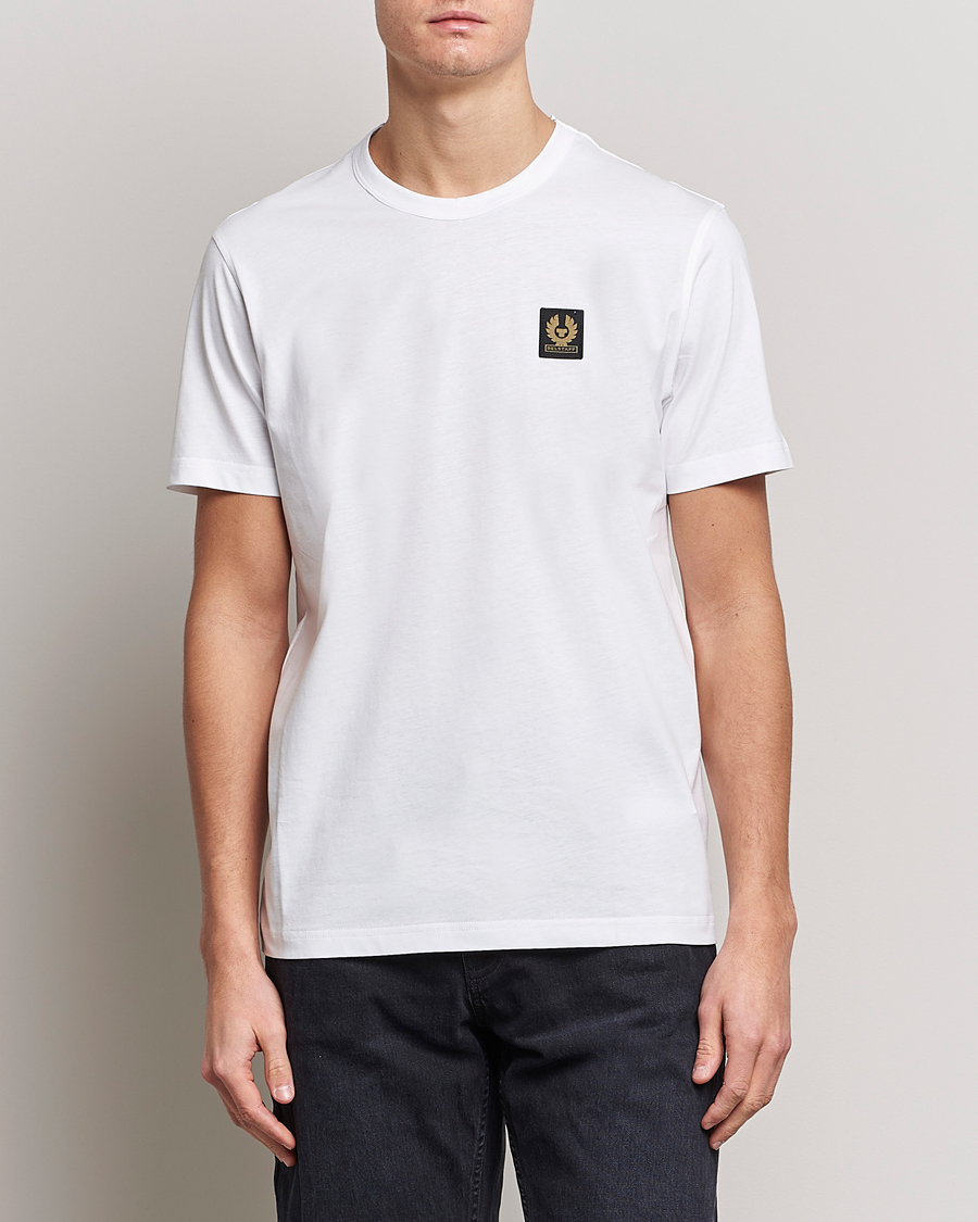 Herre | Hvide t-shirts | Belstaff | Cotton Logo T-Shirt White
