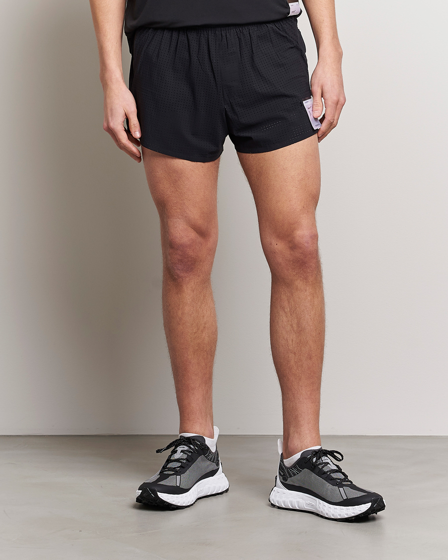 Herre | Active | Satisfy | Space-O 2.5 Inch Shorts Black