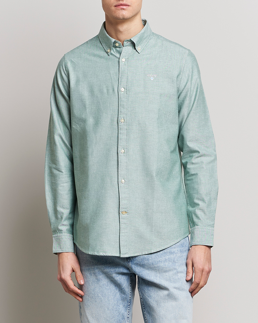 Herre | Tøj | Barbour Lifestyle | Tailored Fit Oxford 3 Shirt Green