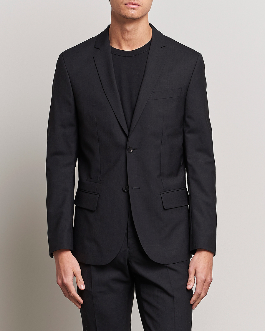 Herre | Habitjakker | Filippa K | Rick Cool Wool Suit Jacket Black
