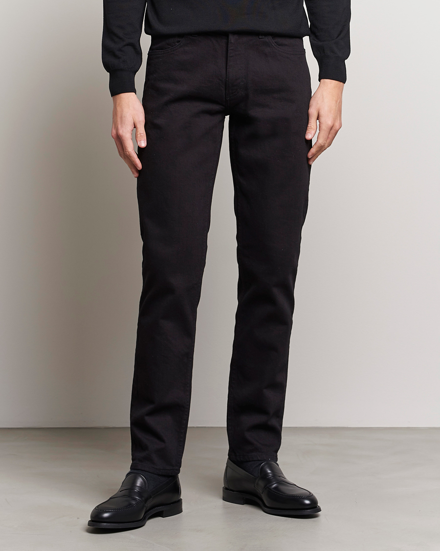 Herre | Sorte jeans | Oscar Jacobson | Albert Cotton Stretch Jeans Black