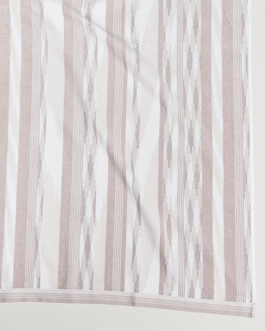 Herre | Håndklæder | Missoni Home | Clint Bath Sheet 100x150cm Beige/White