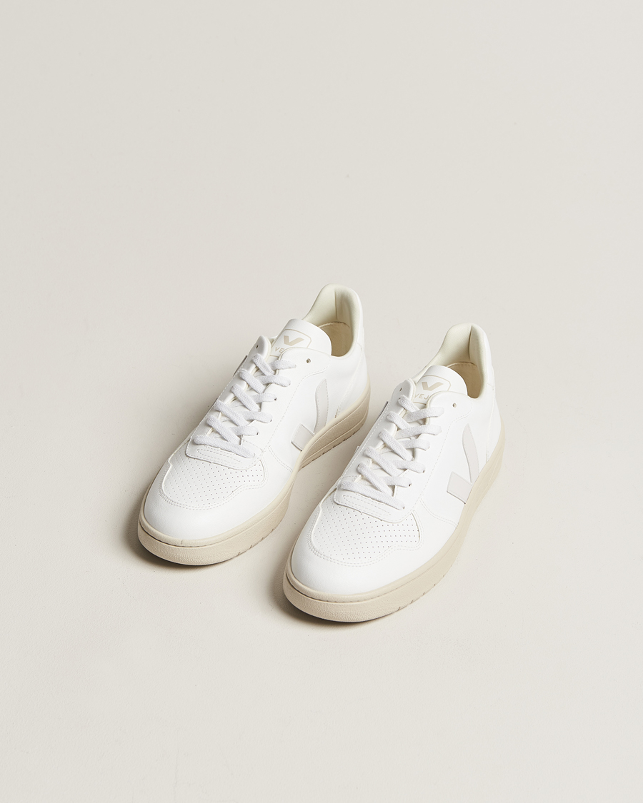 Herre | Hvide sneakers | Veja | V-10 Vegan Leather Sneaker Full White