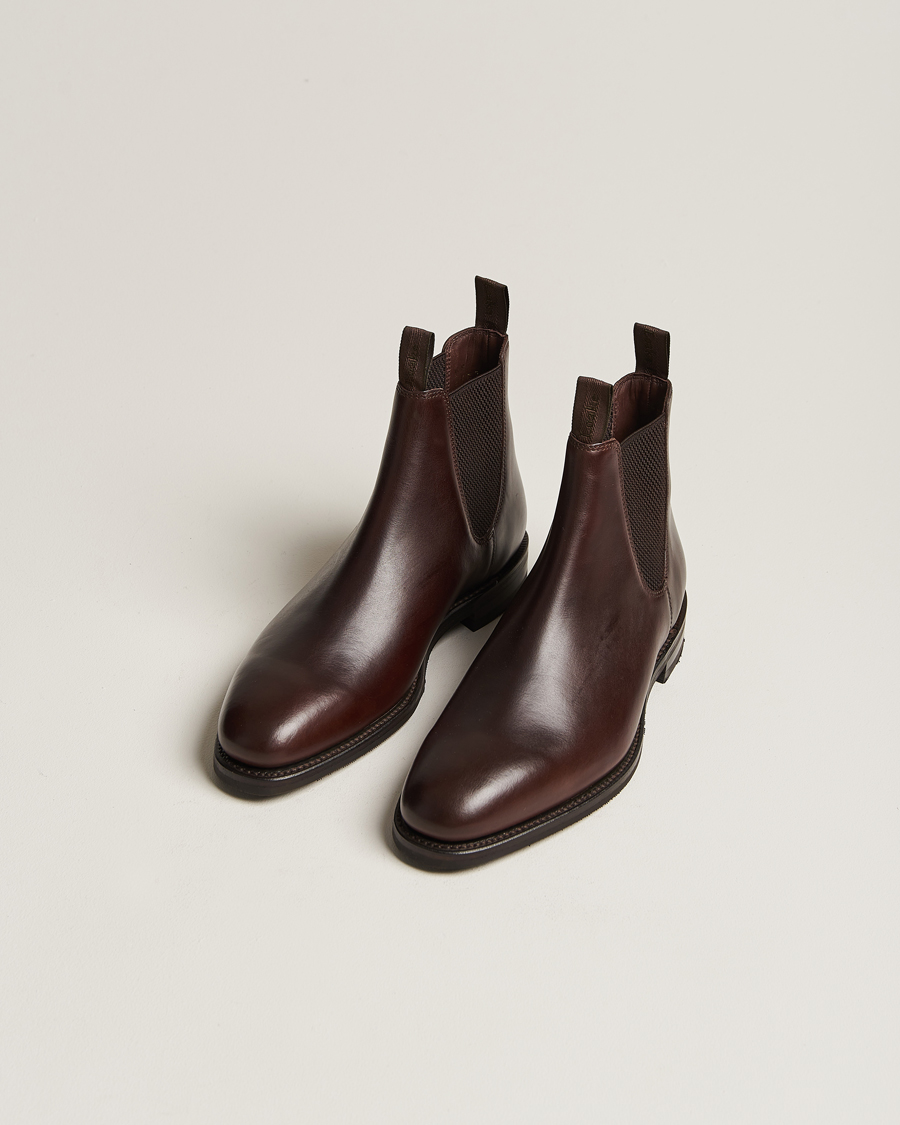 Herre | Støvler | Loake 1880 | Emsworth Chelsea Boot Dark Brown Leather
