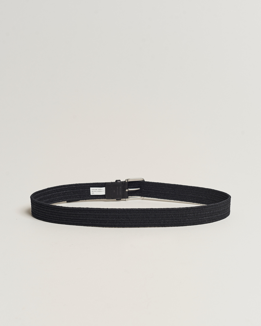 Herre | Flettede bælter | Polo Ralph Lauren | Braided Cotton Elastic Belt Polo Black