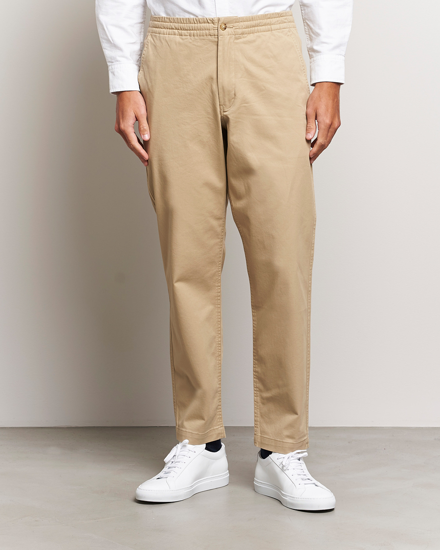 Herre | Drawstringbukser | Polo Ralph Lauren | Prepster Stretch Drawstring Trousers Classic Khaki