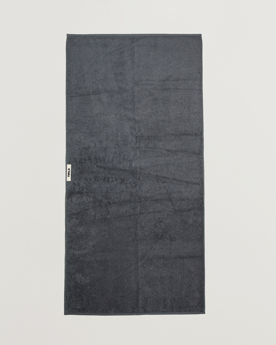 Herre | Håndklæder | Tekla | Organic Terry Bath Towel Charcoal Grey