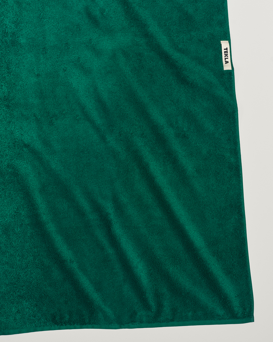 Herre | Håndklæder | Tekla | Organic Terry Bath Towel Teal Green