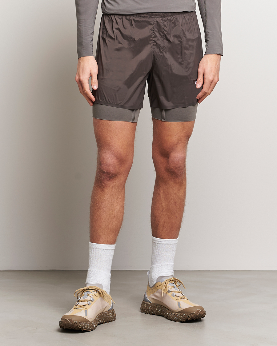 Herre | Tøj | Satisfy | CoffeeThermal 8 Inch Shorts Quicksand