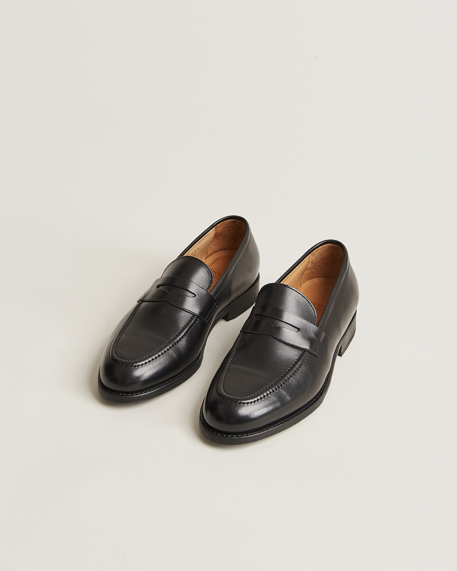Herre | Håndlavede sko | Myrqvist | Stenhammar Loafer Black Calf