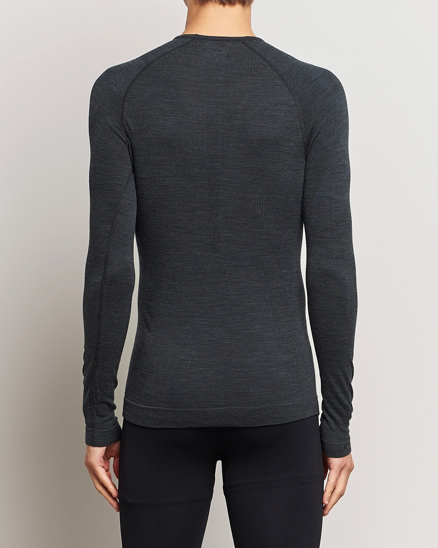 Herre | Langærmede t-shirts | Falke Sport | Falke Long Sleeve Wool Tech Shirt Black