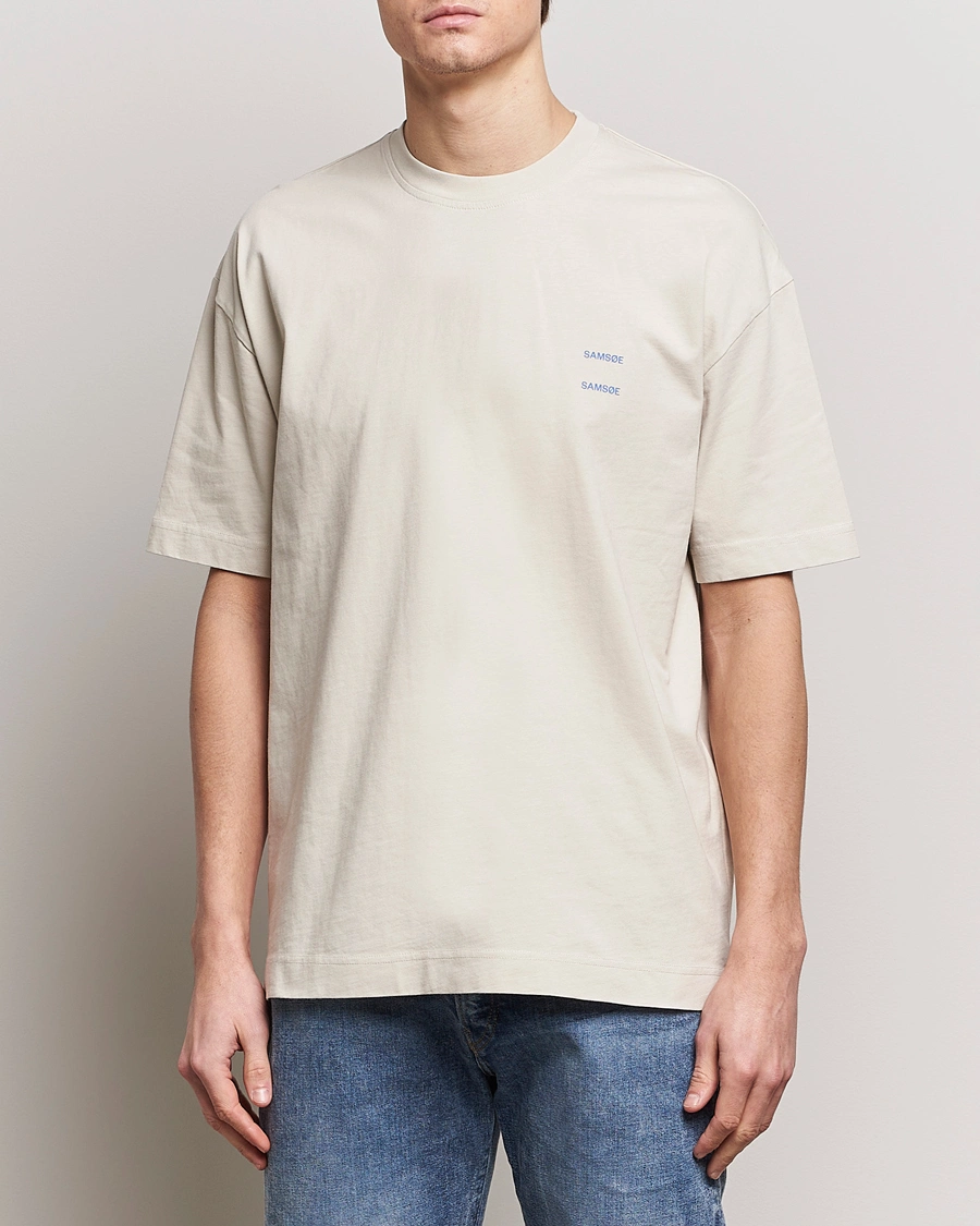 Herre | Tøj | Samsøe Samsøe | Joel Organic Cotton T-Shirt Moonstruck