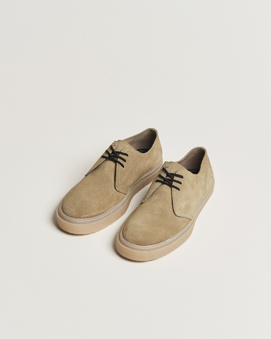 Herre | Fred Perry | Fred Perry | Linden Suede Shoe Warm Grey