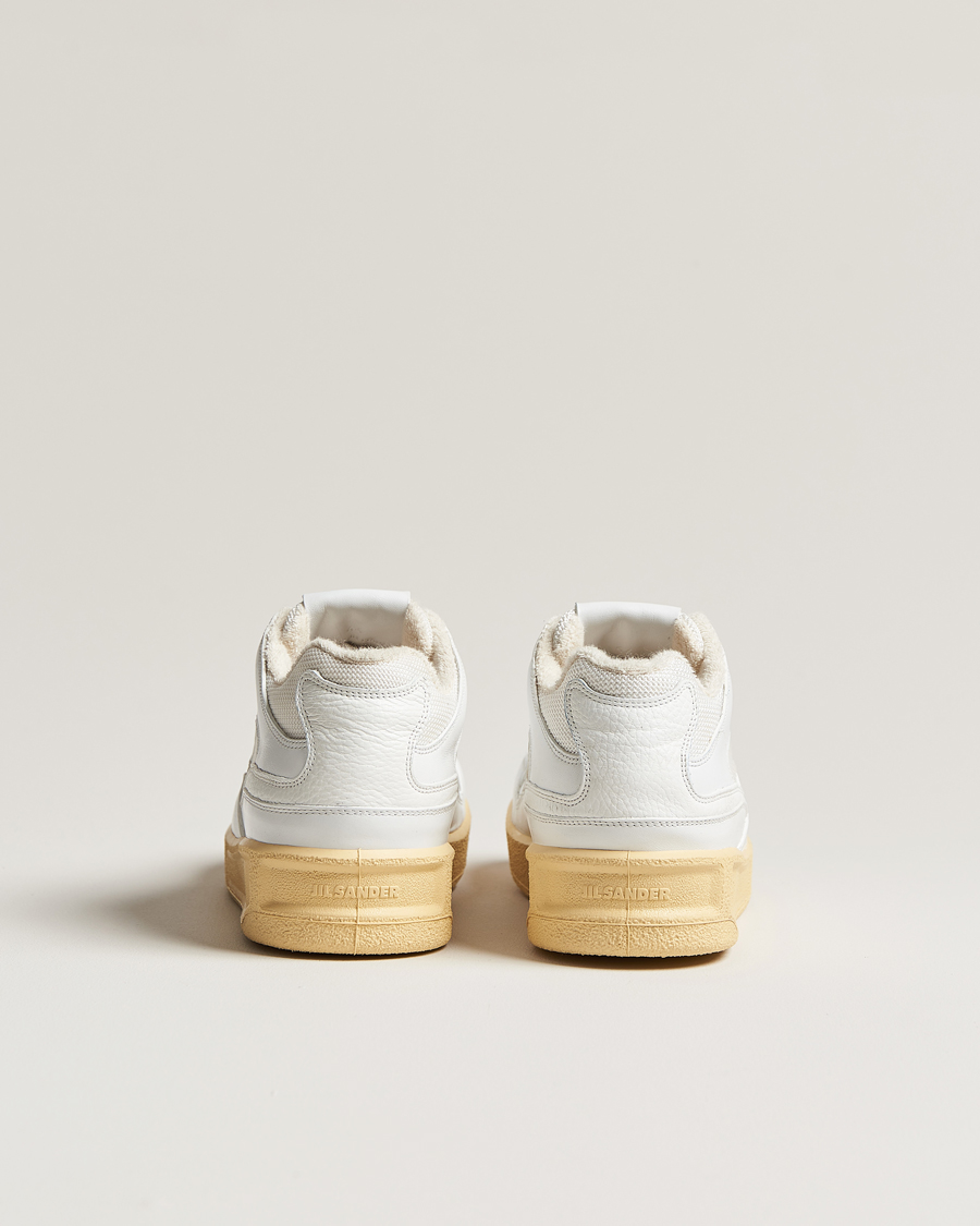 Herre |  | Jil Sander | Low Basket Sneakers White