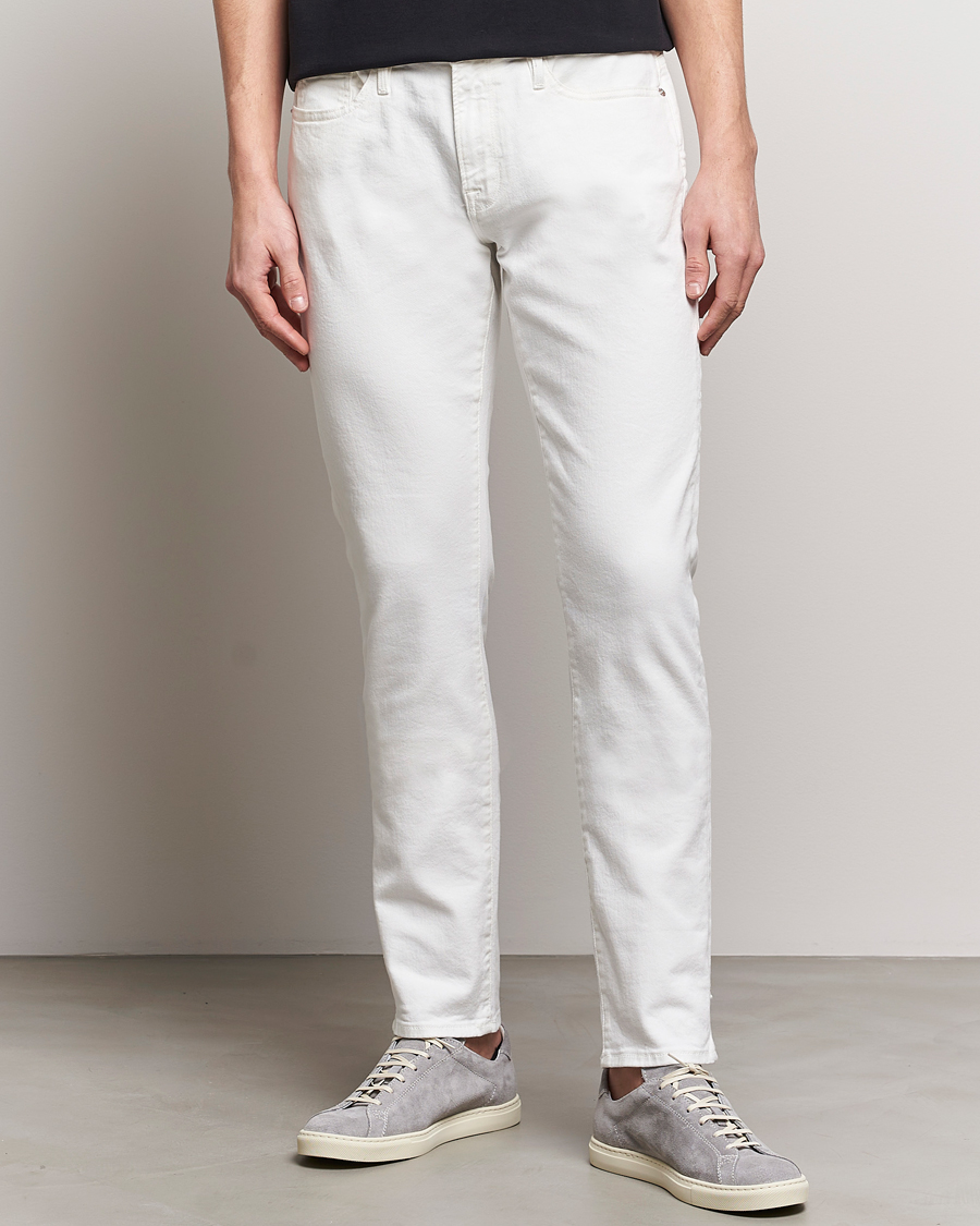 Herre | Hvide jeans | FRAME | L'Homme Slim Stretch Jeans Whisper White