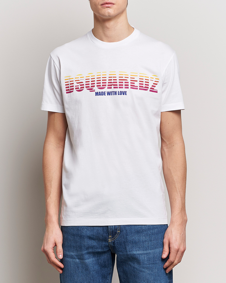 Herre | Tøj | Dsquared2 | Cool Fit Crew Neck T-Shirt White