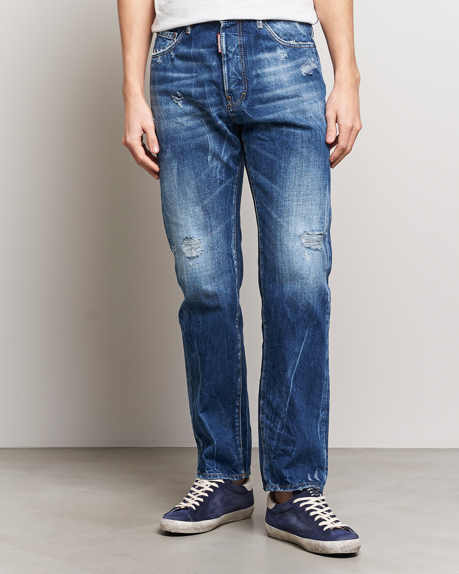 Herre | Straight leg | Dsquared2 | 642 Jeans Medium Blue
