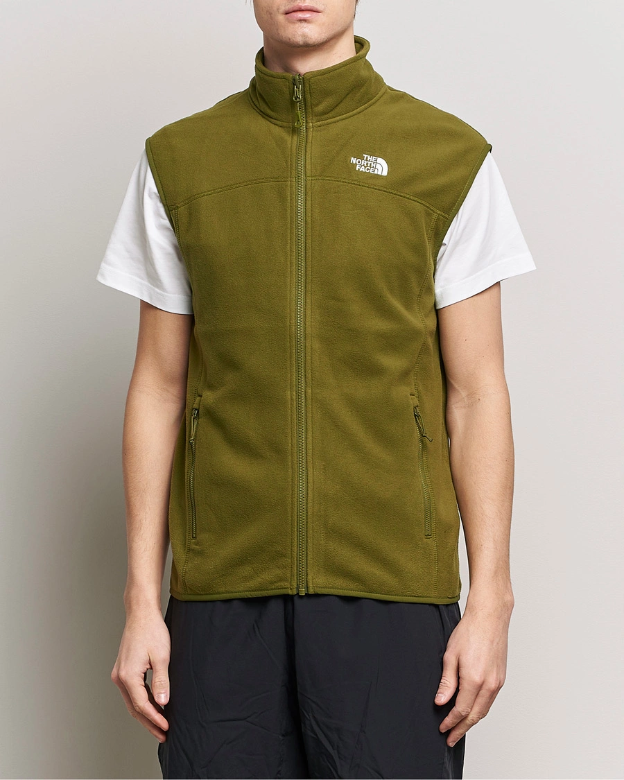 Herre | Active | The North Face | Glaicer Fleece Vest New Taupe Green