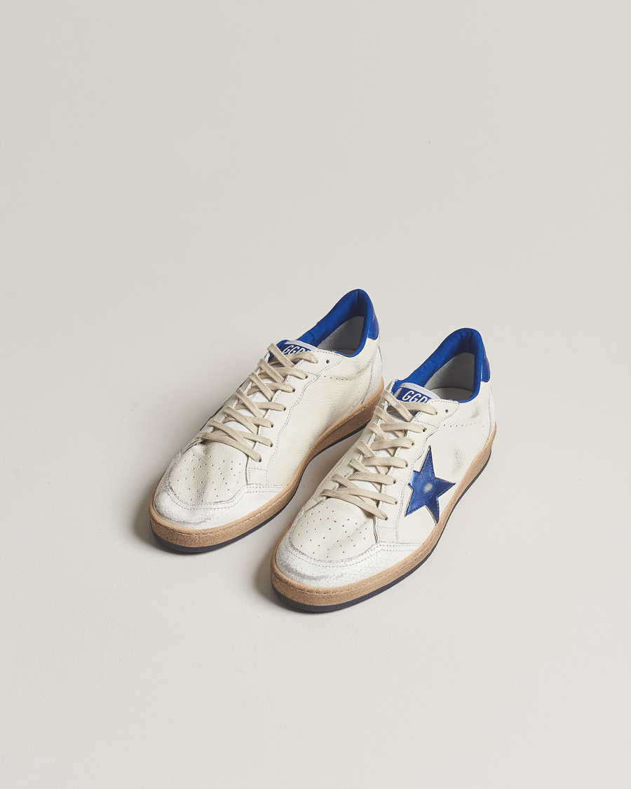 Herre |  | Golden Goose | Deluxe Brand Ball Star Sneakers White/Blue