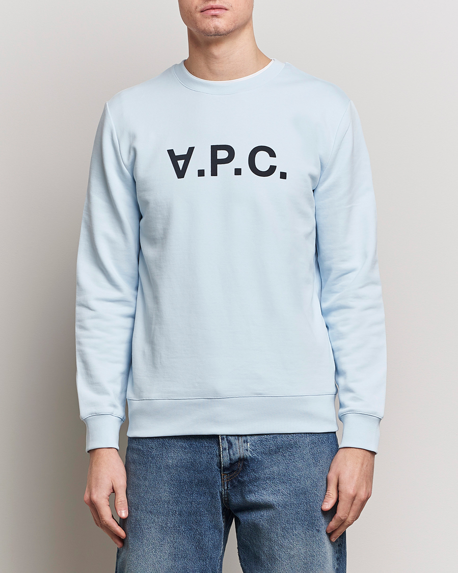 Herre | Tøj | A.P.C. | VPC Sweatshirt Light Blue