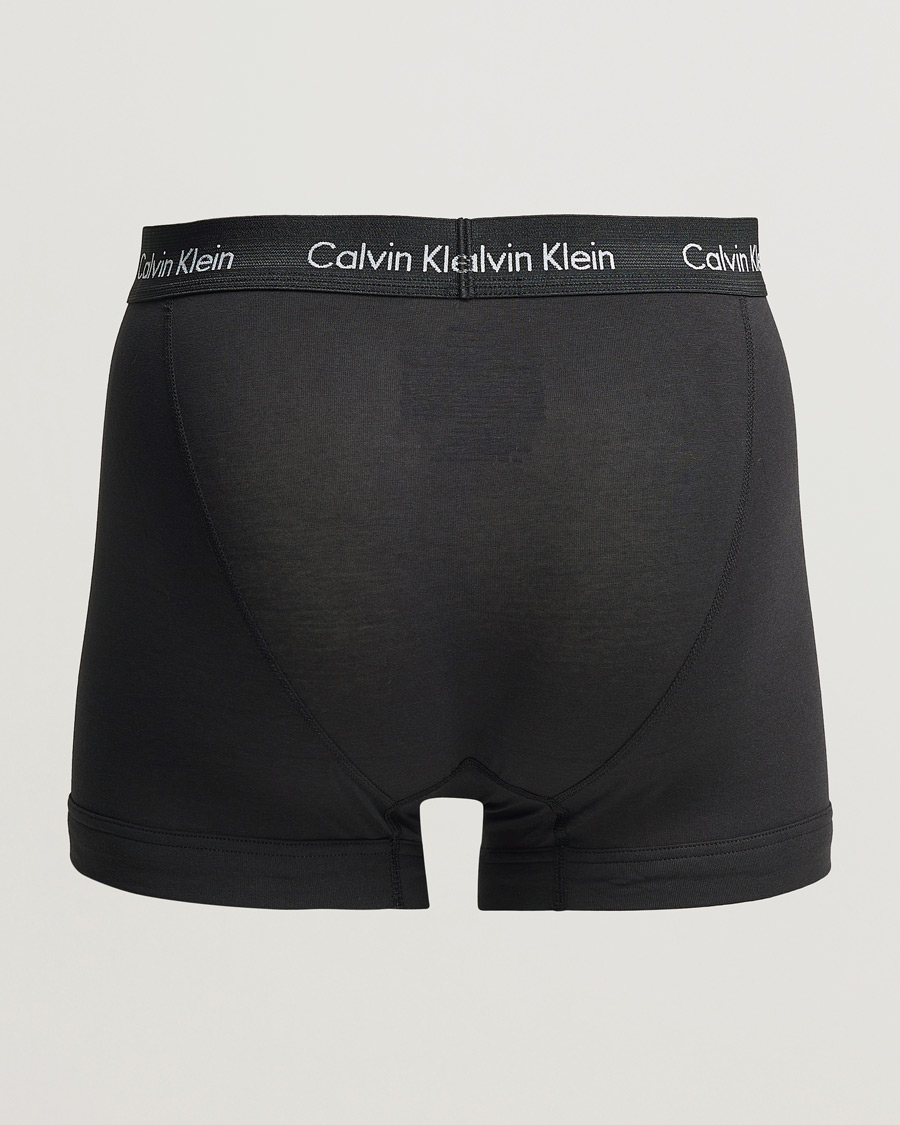 Herre | Calvin Klein | Calvin Klein | Cotton Stretch Trunk 3-pack Black/Rose/Ocean