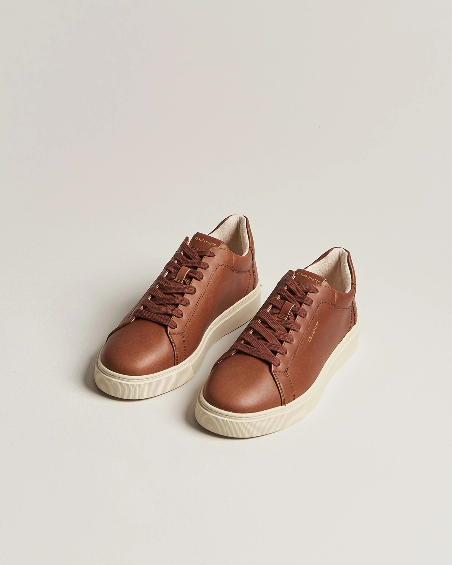 Herre | Sko | GANT | Mc Julien Leather Sneaker Cognac