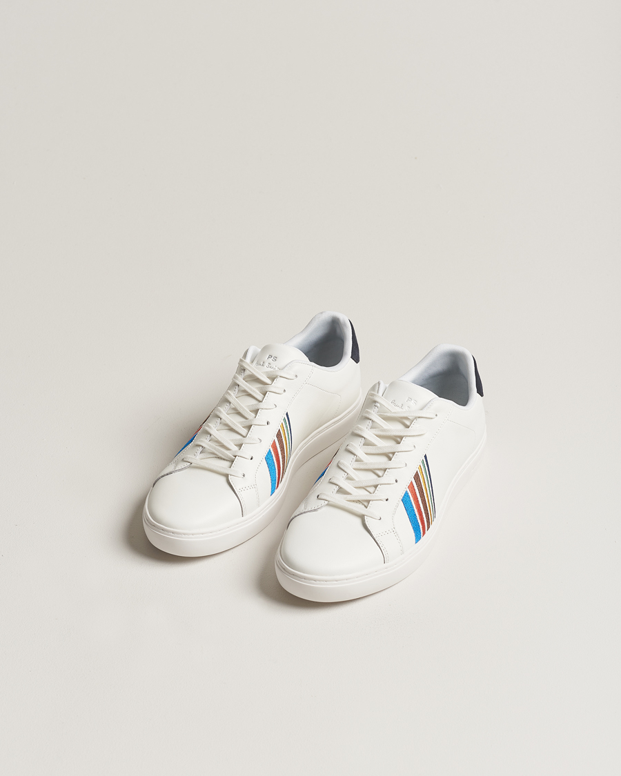 Herre |  | PS Paul Smith | Rex Embroidery Leather Sneaker White