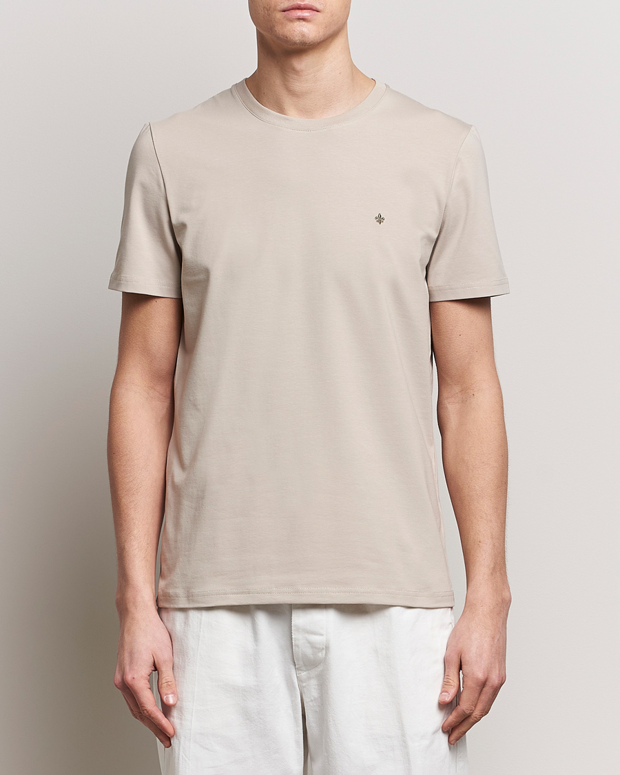 Herre | T-Shirts | Morris | James Crew Neck T-Shirt Khaki