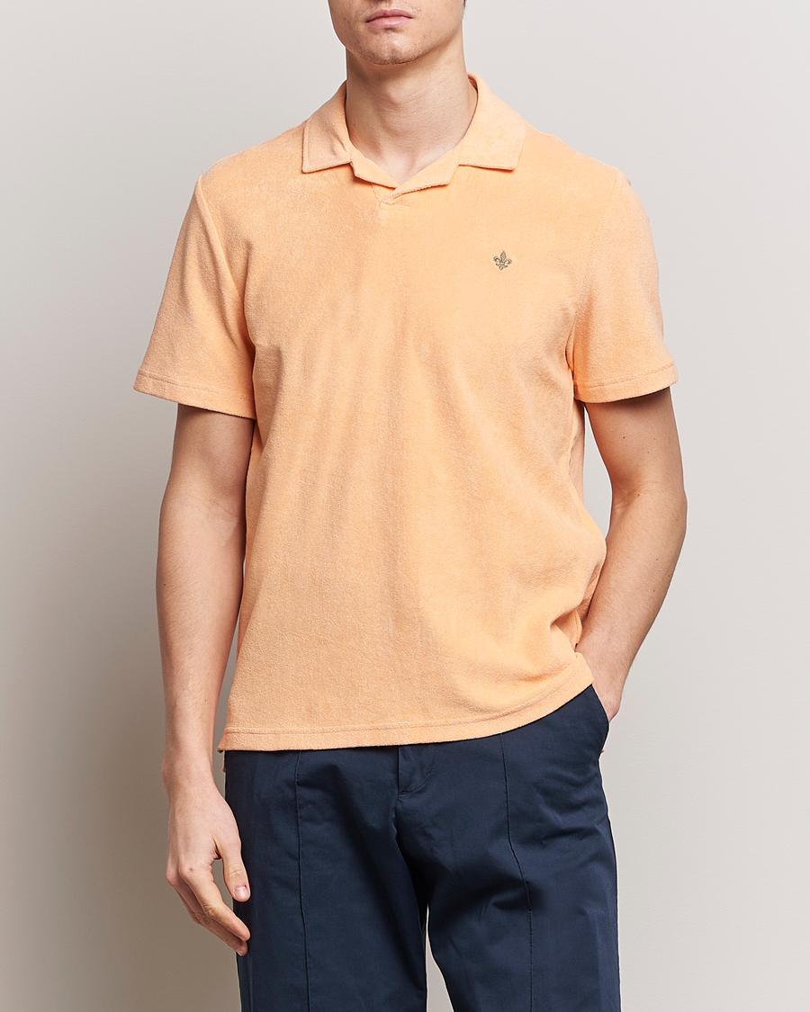 Herre | Tøj | Morris | Delon Terry Jersey Polo Orange