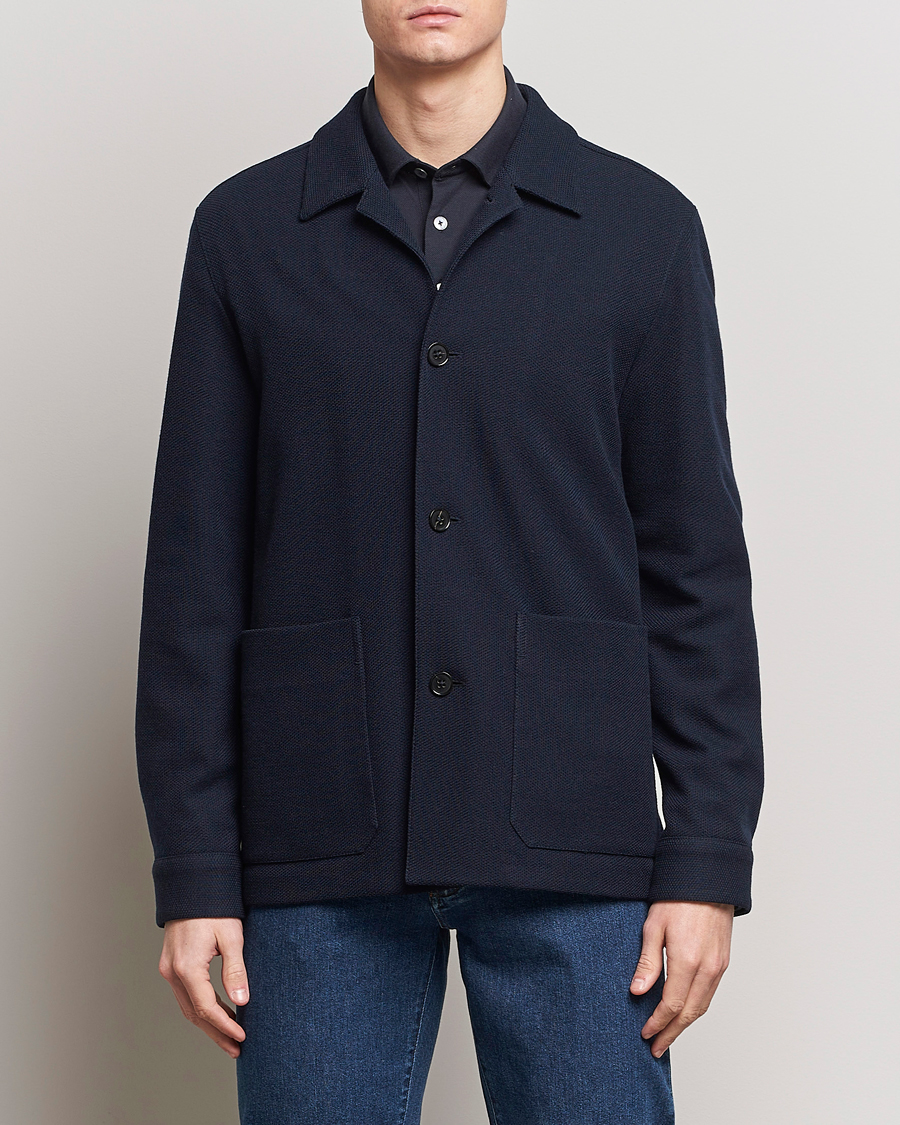 Herre | Tøj | Zegna | Wool Chore Jacket Navy